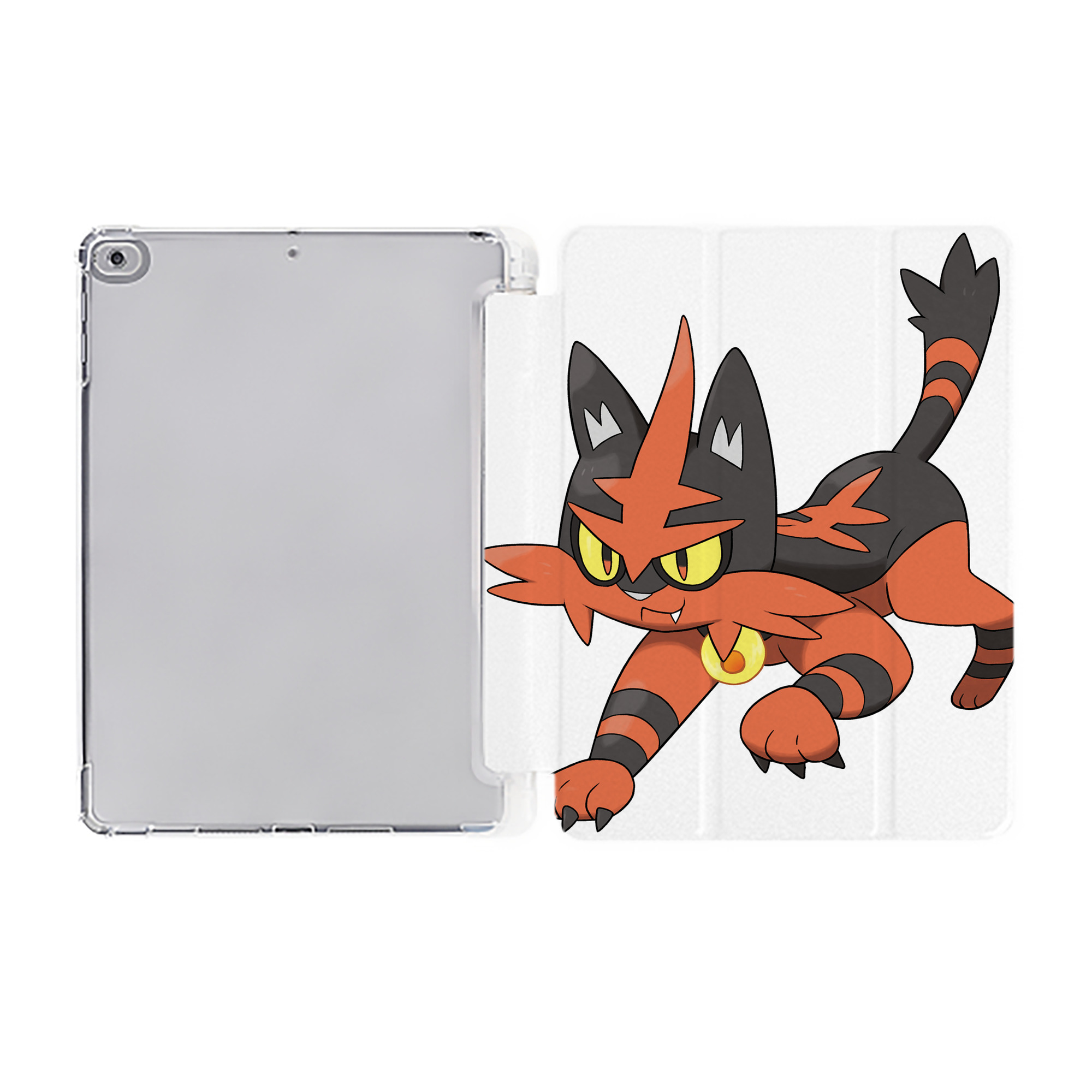 （画像用） ポケットモンスター Pokémon IPad ケース ペン収納付き 三つ折りスタンド PUレザー×シリコン 対応機種9.5/10.5/10.9インチ